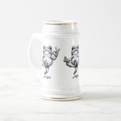 Zen Kikker Meesterwerk Bierpul (Voorkant links)