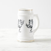 Zen Kikker Meesterwerk Bierpul (Voorkant rechts)