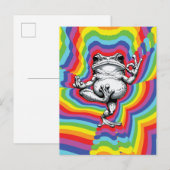 Zen Kikker Meesterwerk Briefkaart (Voorkant / Achterkant)