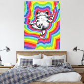 Zen Kikker Meesterwerk Canvas Afdruk (Insitu (Slaapkamer))