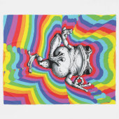 Zen Kikker Meesterwerk Fleece Deken (Voorkant (Horizontaal))