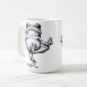 Zen Kikker Meesterwerk Koffiemok (Voorkant links)