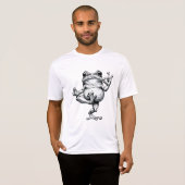 Zen Kikker Meesterwerk T-shirt (Voorkant volledig)