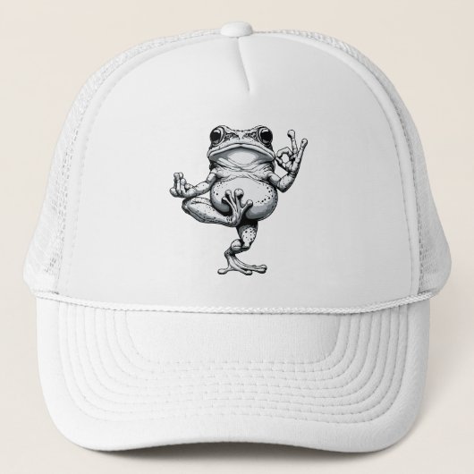 Zen Kikker Meesterwerk Trucker Pet (Voorkant)