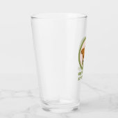 Zen Knaagdieren Nooit Stress Capybara Humor Glas (Rechts)