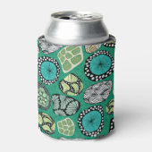 Zen Koel Groen Bloemendesign Blikkoeler Blikjeskoeler (Blikje Voorkant)
