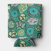 Zen Koel Groen Bloemendesign Blikkoeler Blikjeskoeler (Voorkant)
