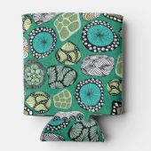 Zen Koel Groen Bloemendesign Blikkoeler Blikjeskoeler (Achterkant)