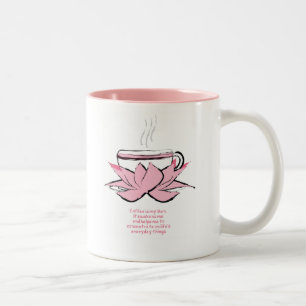 Zen koffie tweekleurige koffiemok