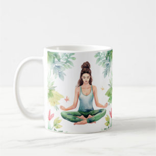 Zen koffiemokken met yogadesigns koffiemok