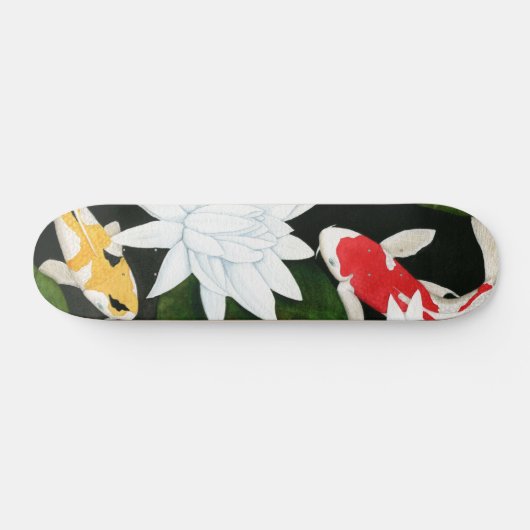 Zen Koi Persoonlijk Skateboard (Horizontaal)