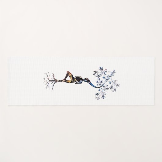 Zen kunst groeit als een boom yogamat (Voorkant (horizontaal))