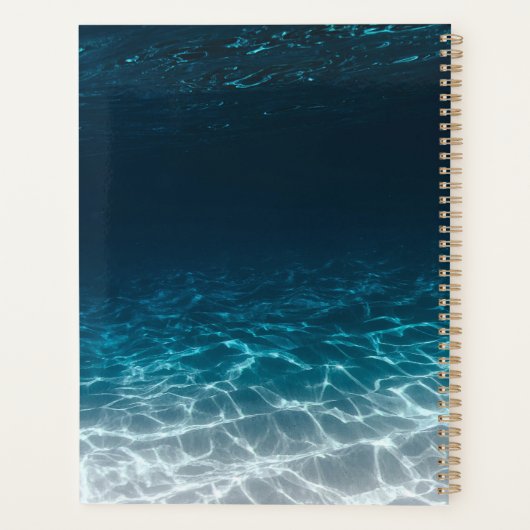 Zen: Kunstoceaanonderwater verzachten Planner (Achterkant)
