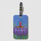 Zen Ladybug Bagagelabel (Voorkant (verticaal))