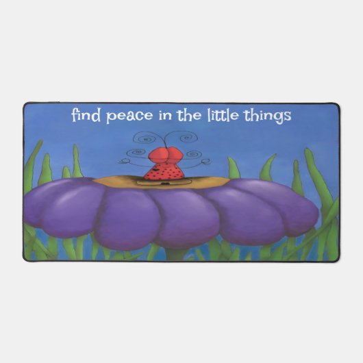 Zen Ladybug Bureaumat (Voorkant)