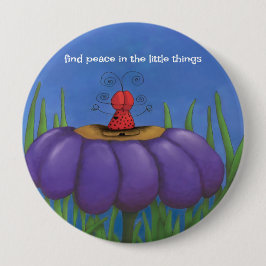 Zen Ladybug Ronde Button 4,0 Cm