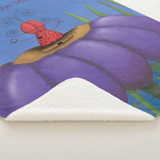 Zen Ladybug Sherpa Deken (3/4)