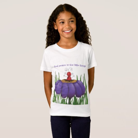 Zen Ladybug T-shirt (Voorkant volledig)