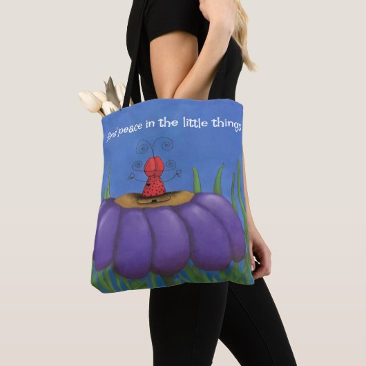 Zen Ladybug Tote Bag (Dichtbij)