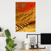 Zen Landschap door Gregory Gallo Poster (Thuiskantoor)