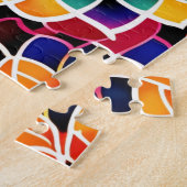 Zen Leuke Kleurrijke Mandala Legpuzzel (Zijkant)