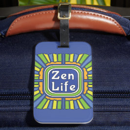 Zen leven voor mij bagagelabel