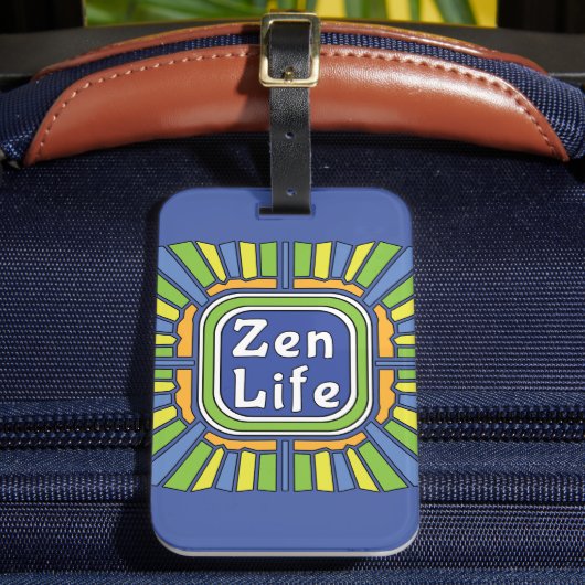 Zen leven voor mij bagagelabel (Voorkant Insitu 2)