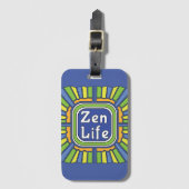 Zen leven voor mij bagagelabel (Voorkant (verticaal))