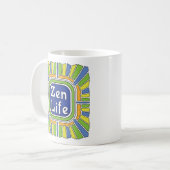 Zen leven voor mij koffiemok (Voorkant links)