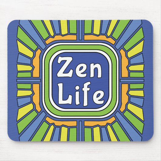 Zen leven voor mij muismat (Voorkant)