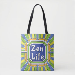 Zen leven voor mij tote bag