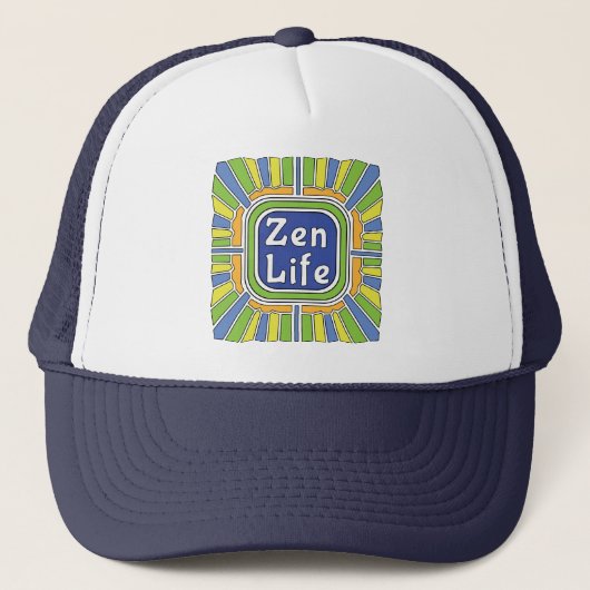 Zen leven voor mij trucker pet (Voorkant)