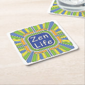 Zen Life voor mij Kartonnen Onderzetters (Schuin)