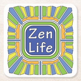 Zen Life voor mij Kartonnen Onderzetters