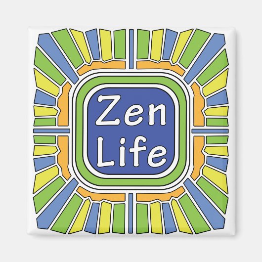 Zen Life voor mij Magneet (Voorkant)