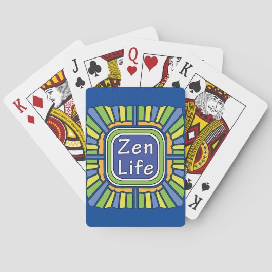 Zen Life voor mij Pokerkaarten (Achterkant)