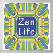 Zen Life voor mij Poster (Voorkant)