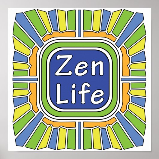 Zen Life voor mij Poster (Voorkant)
