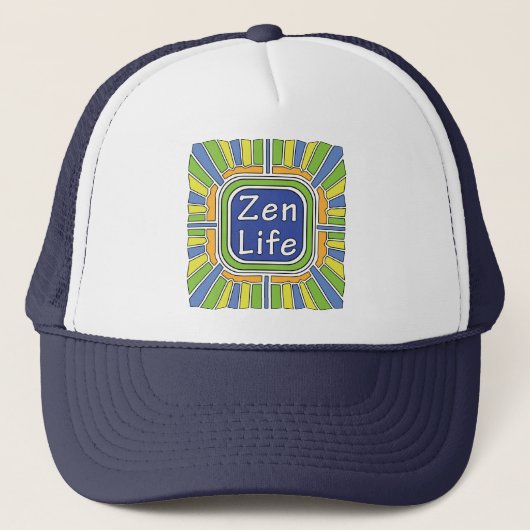 Zen Life voor mij Trucker Pet (Voorkant)