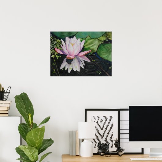 Zen Lilly Poster (Thuiskantoor)