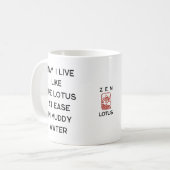 Zen Lotus Design/Zen Lifestyle Koffiemok (Voorkant links)