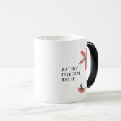 Zen Lotus Flower Philosophy Quote Magische Mok (Voorkant rechts)