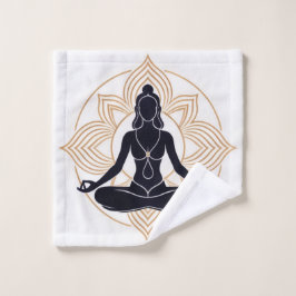 Zen Lotus meditatie Bad Handdoek