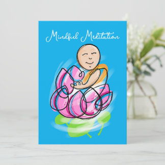 Zen Lotus Monnik Meditatie Kaart