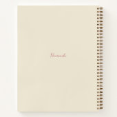 Zen Lotus Stained Glass Zentangle Journal Notitieboek (Achterkant)