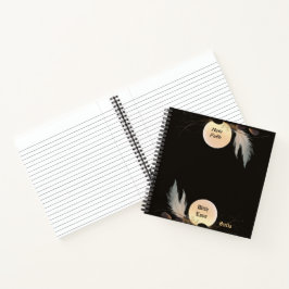 Zen Luxury Square Serenity & Encouragement Spiral Notitieboek