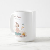 Zen Mama Kalm Moederschap Kunst Koffiemok (Voorkant links)