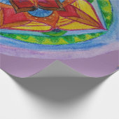 Zen Mandala Matte inpakpapier, 30" x 6' Cadeaupapier (Hoek)