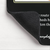 Zen Maple Poem & Art Mousepad Muismat (Hoek)