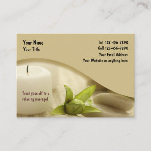 Zen Massage Design Visitekaartje